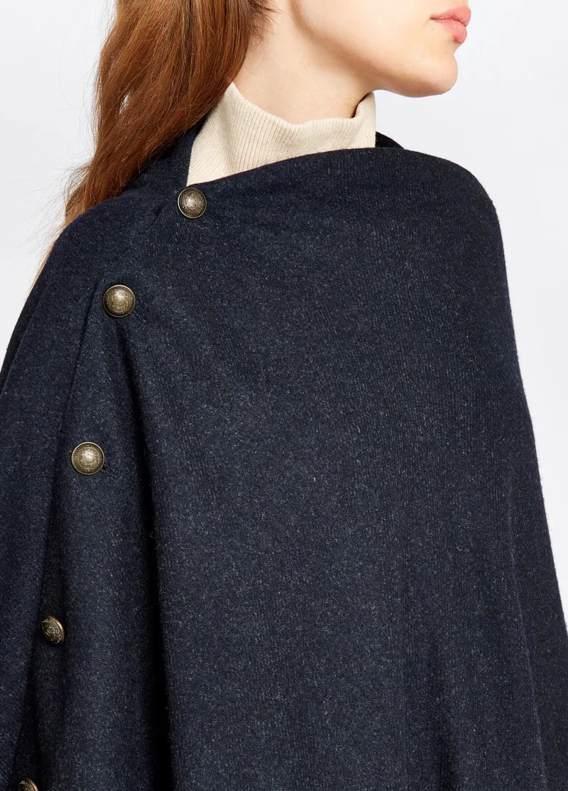 Dubarry Hazelwood Poncho Navy-3